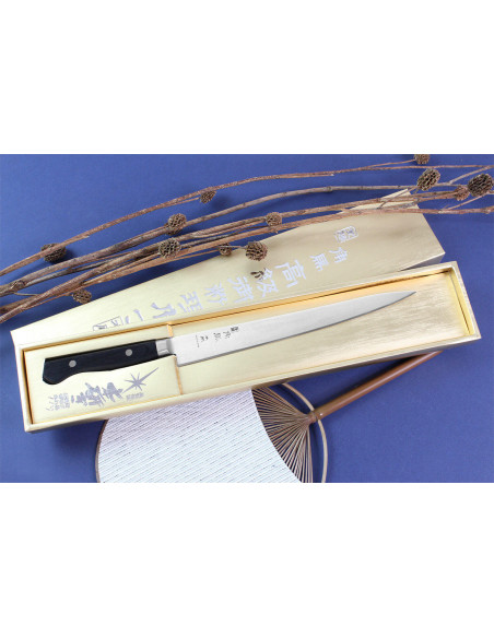 Japanisches Sujihiki-Messer Shimomura Klinge 24cm