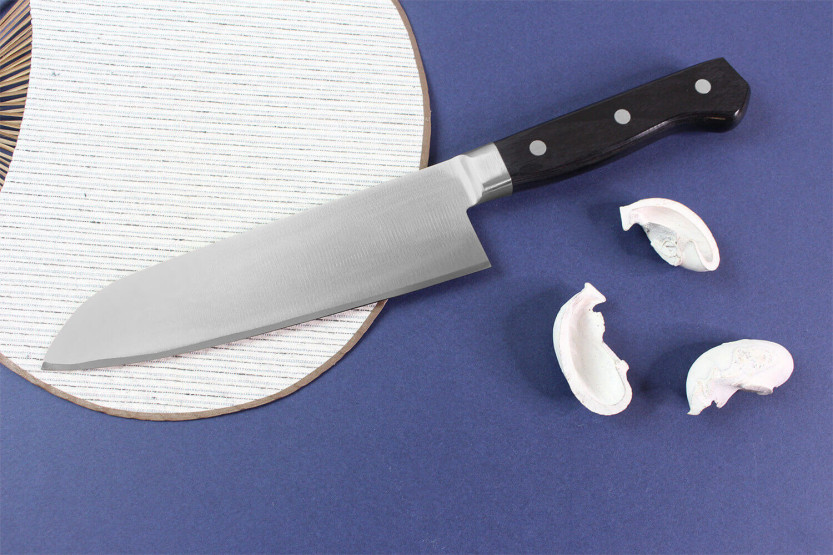 Shimomura TU-9000 17cm Japans santoku mes