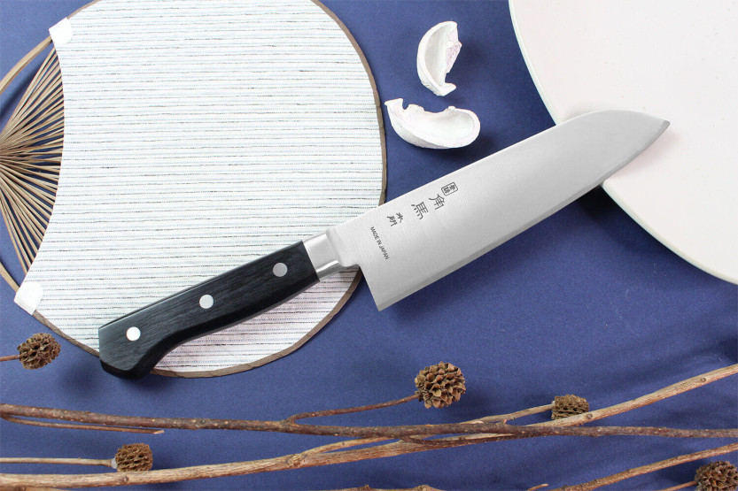faca santoku japonesa faca santoku Shimomura TU-9000 17cm