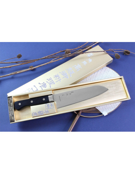 coltello santoku giapponese Shimomura TU-9000 17 cm