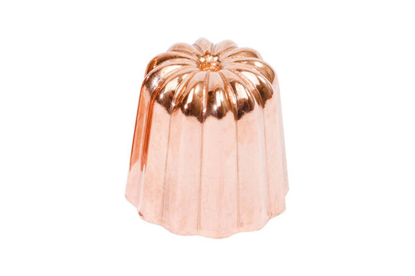 Copper fluted mould diameter 35mm