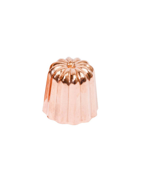 Copper fluted mould diameter 35mm