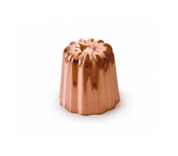Stampo scanalato in rame De Buyer diametro 55 mm
