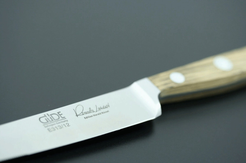 Güde Alpha Eiche Steakmesser 12cm aus geschmiedetem Stahl