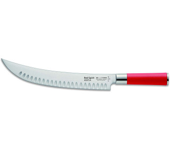 Hektor DICK Red Spirit veistoveitsi ruostumattomasta teräksestä valmistettu hunajakennoterä 25cm punainen kahva