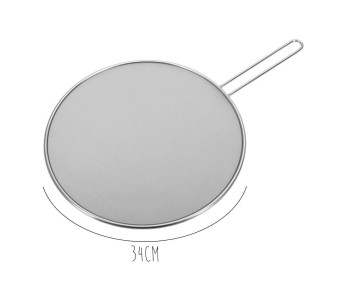 18/10 rustfritt stål sprutsikkert lokk ø34 cm med håndtak