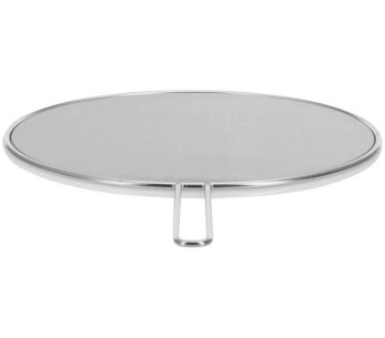 18/10 ruostumattomasta teräksestä valmistettu roiskevedenpitävä kansi ø34cm kahvalla 2