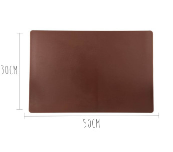 HD500 bruine polyethyleen snijplank met pootjes 50x30cm