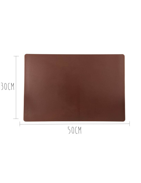 HD500 brun polyeten skärbräda med fötter 50x30cm