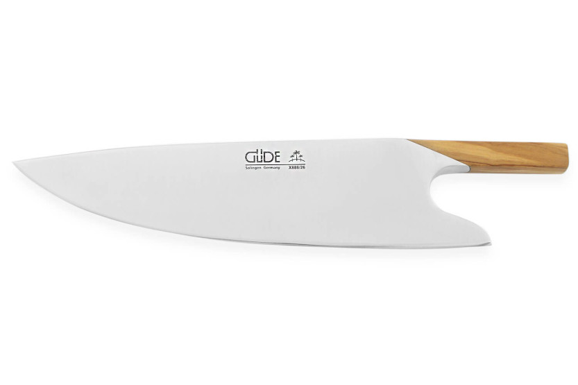 Güde THE KNIFE cuchillo de cocinero 26cm diseño único mango de madera de olivo