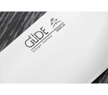 Güde THE KNIFE cuchillo de cocinero 26cm diseño único mango de madera de olivo 2