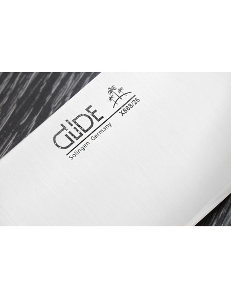 Güde THE KNIFE cuchillo de cocinero 26cm diseño único mango de madera de olivo