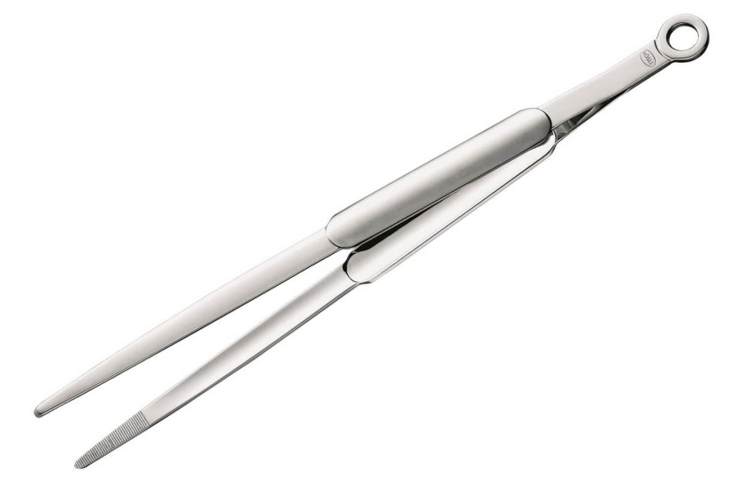 Rösle stainless steel straightening tongs 18cm