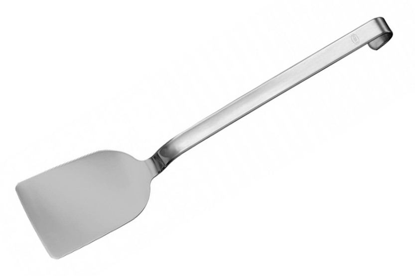 Rösle Pfannkuchenschaufel aus Edelstahl mit Haken 33,5cm