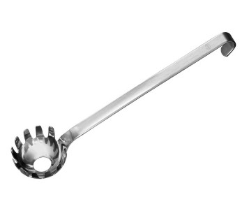 Rösle cucharón de acero inoxidable para espaguetis con gancho 29,5cm