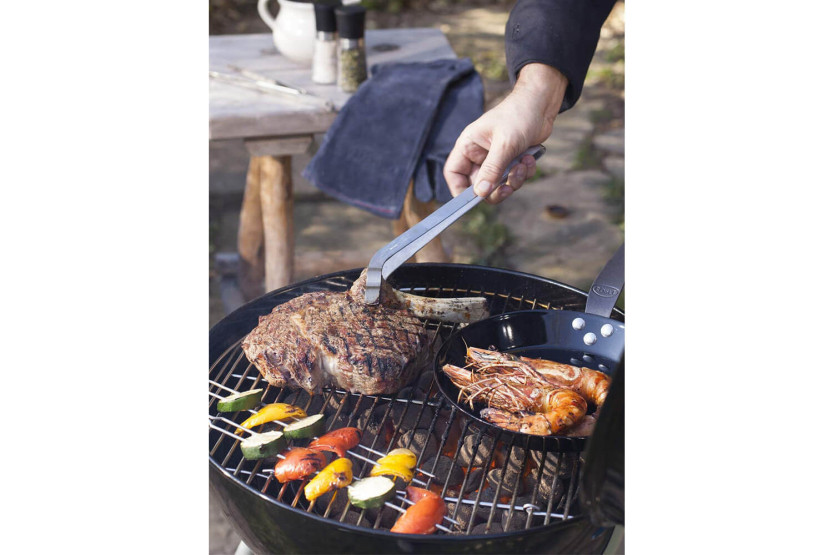 Rösle Grillzange abgewinkelt Edelstahl 35,5cm