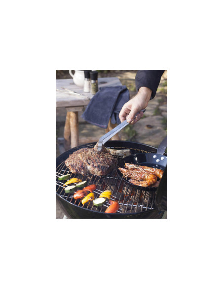Rösle Grillzange abgewinkelt Edelstahl 35,5cm