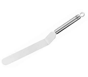 Espátula curvada de acero inoxidable Rösle 38cm