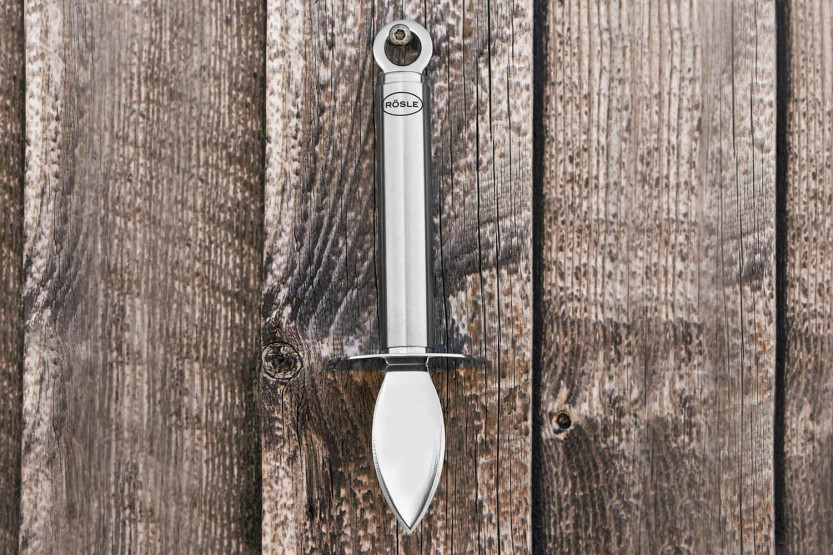 Rösle Austernmesser mit Edelstahlschutz 18cm