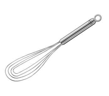 Rösle flatvisp i rostfritt stål 22cm