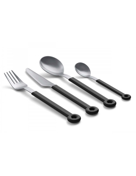 24-piece Mono Ring cutlery tray with display stand