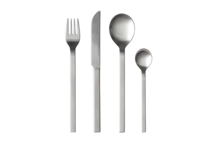 24-osainen Mono-ruokailuvälinesarja Pitkäveitsen teräinen veitsi