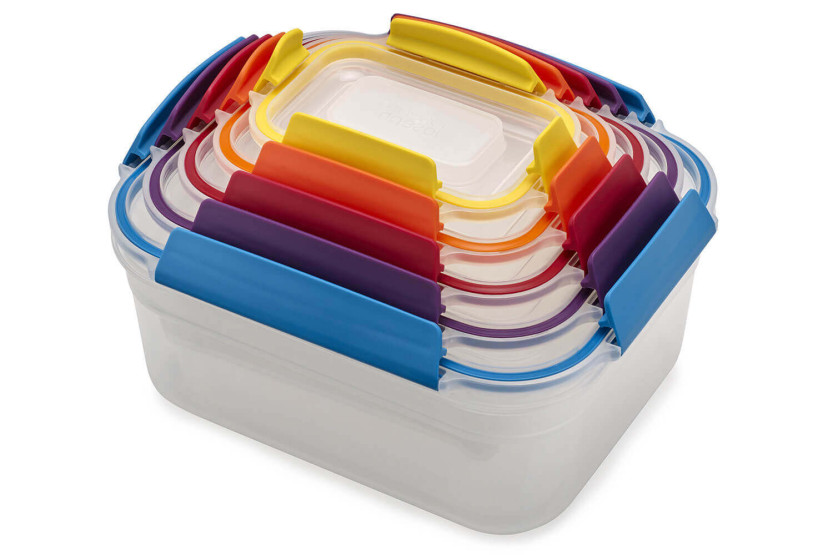 Lote de 5 cajas de almacenaje Joseph Joseph Nest Lock multicolor