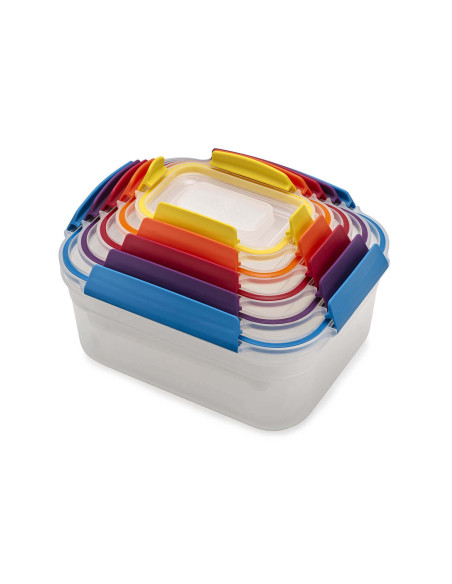 Set di 5 scatole portaoggetti Nest Lock Joseph Joseph multicolore