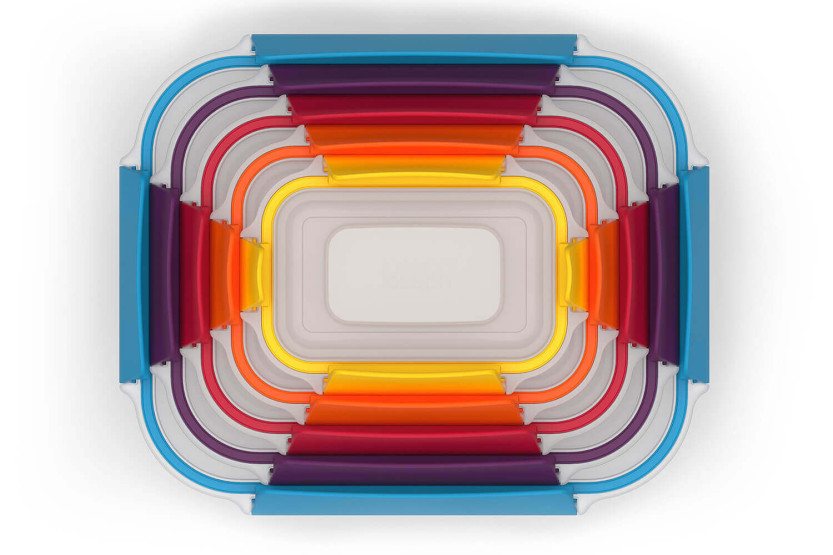 Lote de 5 cajas de almacenaje Joseph Joseph Nest Lock multicolor