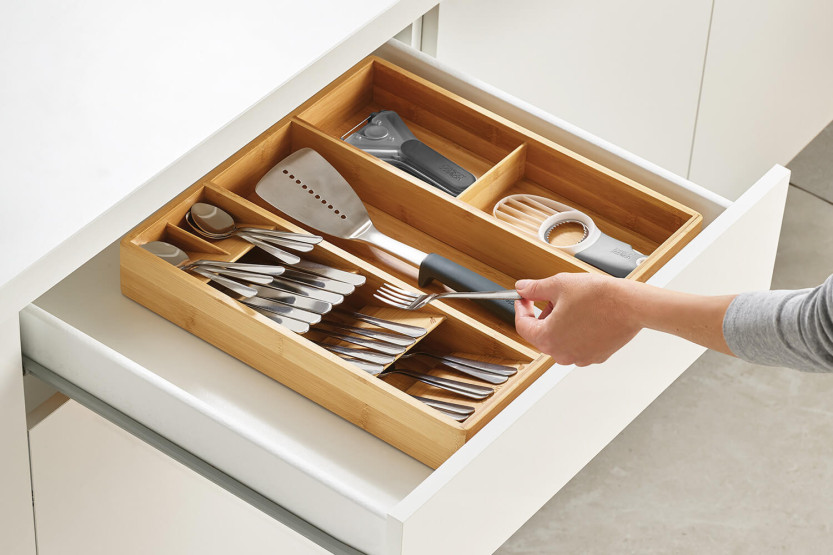Organizador de talheres e utensílios Joseph Joseph DrawerStore Bamboo