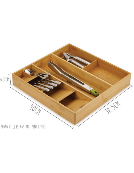 Organizador de talheres e utensílios Joseph Joseph DrawerStore Bamboo