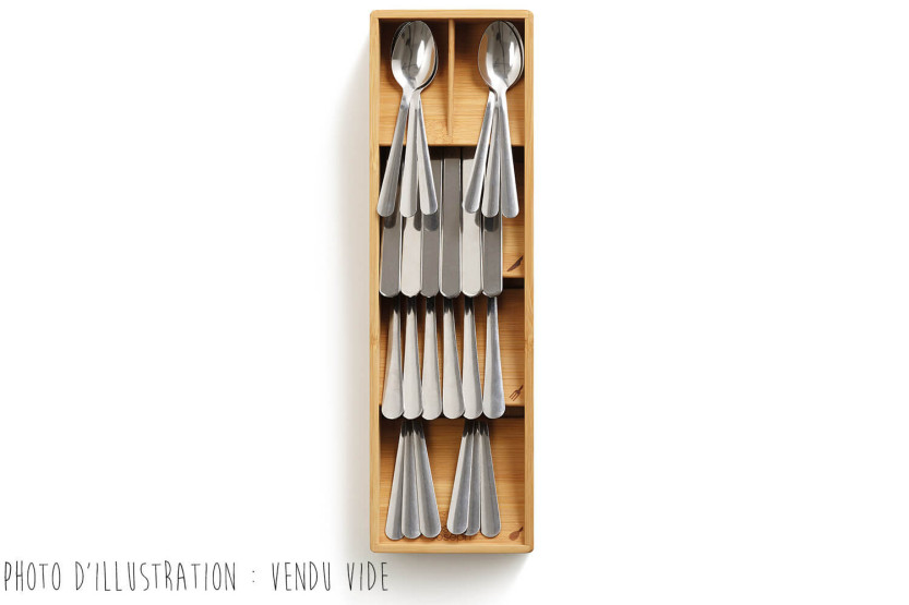 Range-couverts Joseph Joseph DrawerStore Bambú compacto