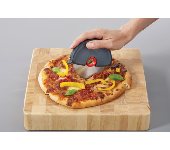 Joseph Joseph Joseph Disc harmaa ja punainen pizzapyörä 2