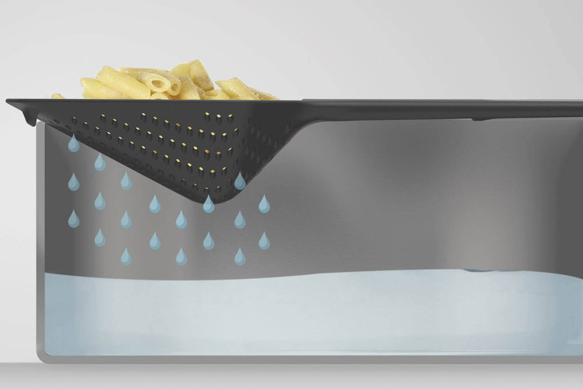 Joseph Joseph Scoop GM cucchiaio colino nero