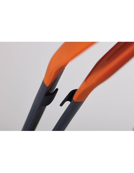 Joseph Joseph Turner Pinze in silicone grigio e arancione