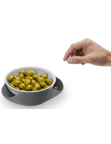 Joseph Joseph Double-Dish Servierschüssel mit Abfallauffangbasis