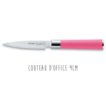 Sett med 2 Dick Pink Spirit kontor + santoku-kniver med rosa skaft 2