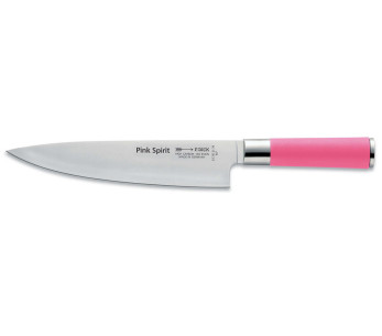 Faca de chefe Dick Pink Spirit, lâmina de 21 cm, cabo cor-de-rosa