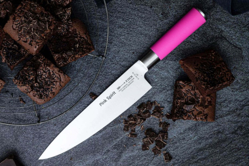 Dick Pink Spirit koksmes 21cm lemmet roze handgreep