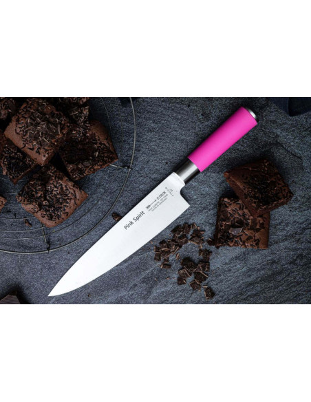 Dick Pink Spirit koksmes 21cm lemmet roze handgreep