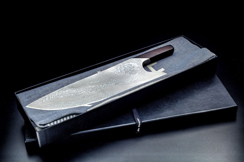 Güde THE KNIFE Coltello da chef 21 cm Damasco e design