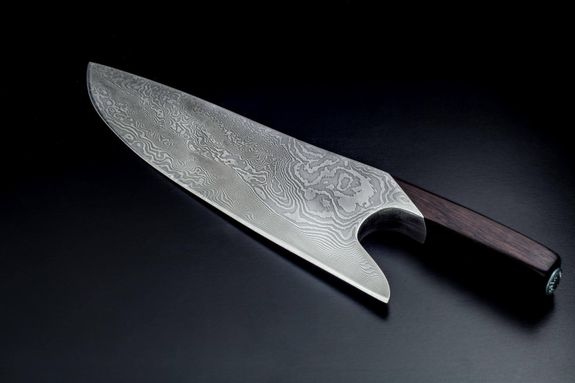 Güde THE KNIFE Coltello da chef 21 cm Damasco e design