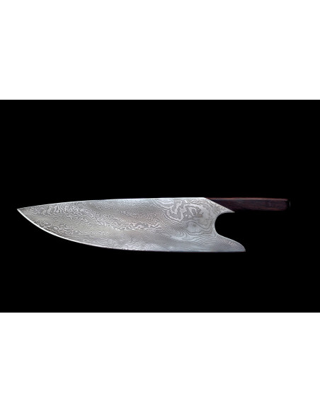 Kockkniv Güde THE KNIFE 21cm damast och design