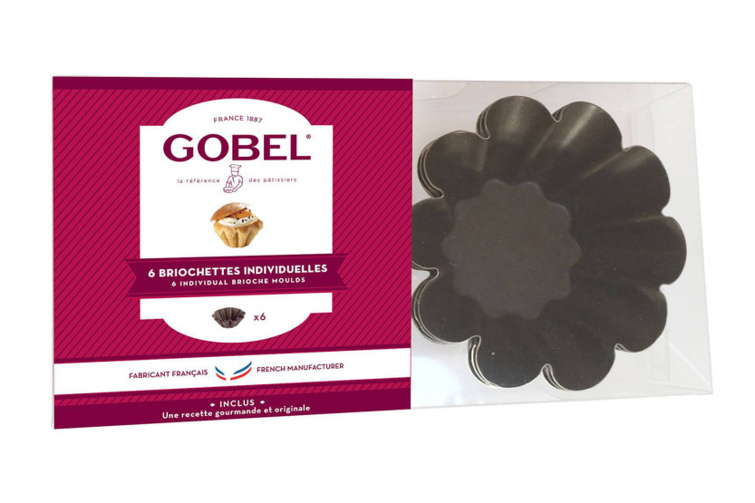 Laatikkosarja 6 Gobel non-stick briossimuotteja