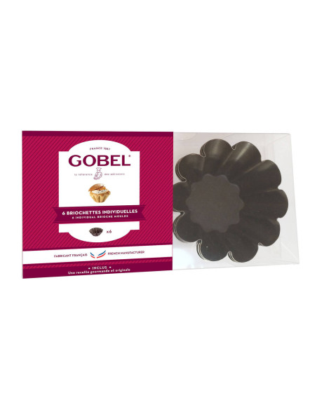 Boxset 6 Gobel non-stick briocheformar