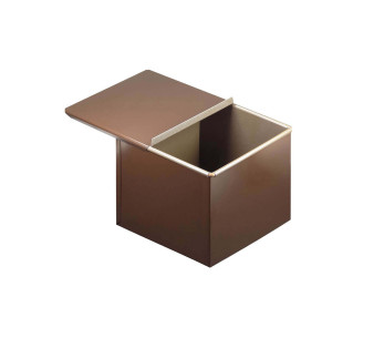 Molde cuadrado antiadherente Gobel para pan de molde y pan sorpresa con tapa 20x20cm