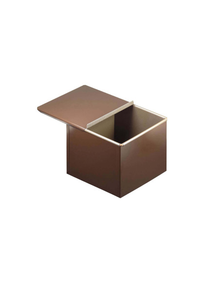 Molde cuadrado antiadherente Gobel para pan de molde y pan sorpresa con tapa 20x20cm