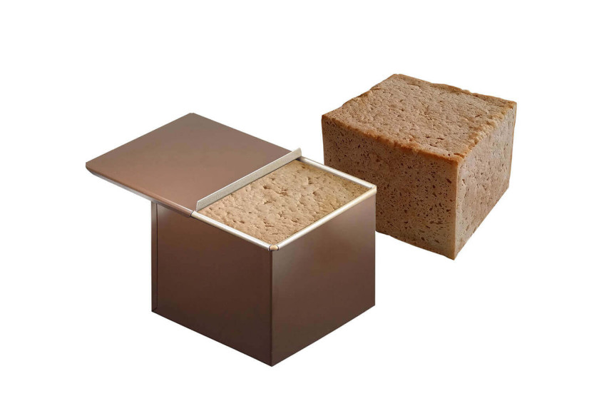 Molde cuadrado antiadherente Gobel para pan de molde y pan sorpresa con tapa 20x20cm