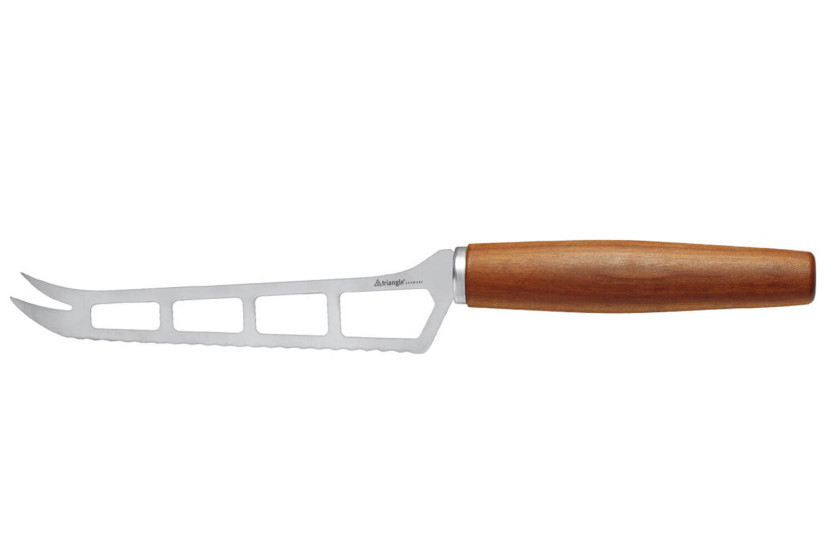 Triangle Sense ostkniv 14cm rostfritt stål genombrutet blad