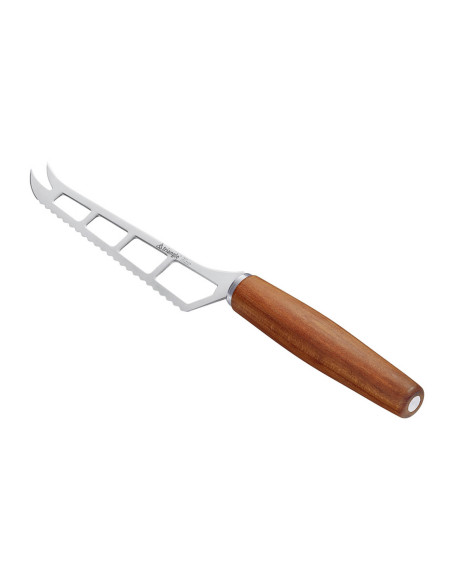 Triangle Sense ostekniv 14 cm i rustfrit stål med gennembrudt blad